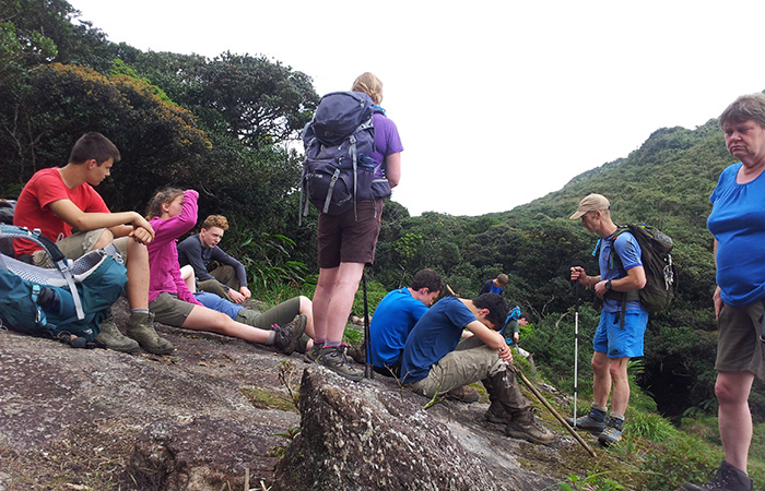 Trek in Knuckles Mountains 